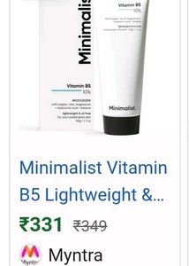 Minimalist Vitamin B5 Moisturiser