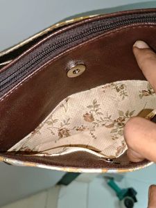 Cute Elephant Print Crossbody Bag