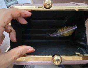 Elegant Bow Detail Evening Clutch