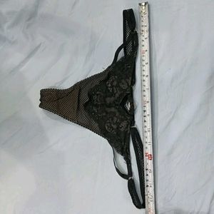 ♥️ Black Lace Thong Panty