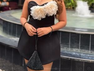 ZARA Chic Black Strapless Dress