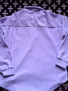 Lavender Button-Up Shirt