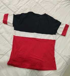 Colour block Strip tee 🎖️