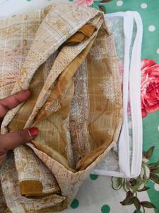 Designer saree 2 colour