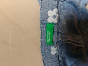 Benetton Blue Floral Shorts