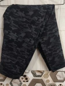 Camo Print Casual Pants