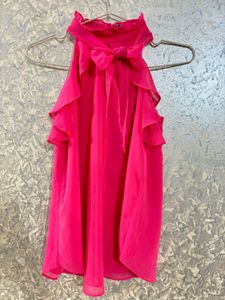 🎀💞Pink Forever New Chiffon Petite Halter neck
