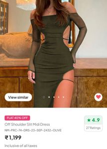 Pinteresty Olive Green dress