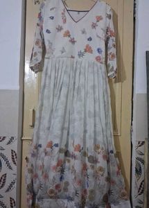 Anarkali suit with dupatta and pyjama