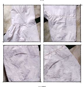 Brand new White Cotton Palazzos chikankari salwar