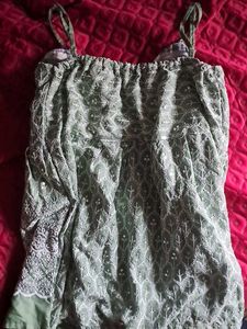 Embroidered Sequined Camisole Top
