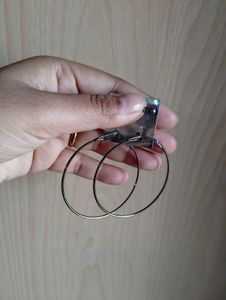 Silver Hoop Earrings