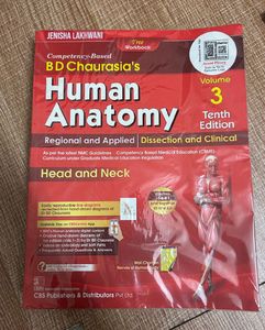 BD Chaurasia's Human Anatomy Vol 3 & 4 & handbook