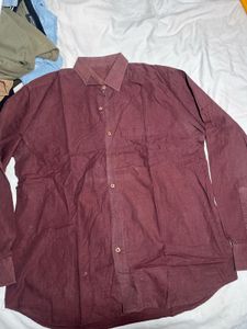 Maroon Long Sleeve Shirt