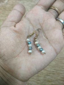 Pearl Necklace and Earring Set