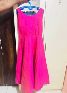 Hot Pink Dress one time used