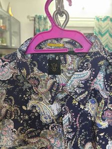 Stylish Paisley Print Men's Shirt