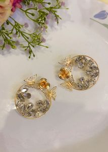 Sparkling Crystal Drop Earrings
