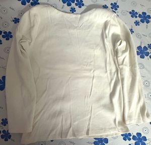 Classic White Long Sleeve Top