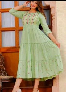 Elegant Tiered Anarkali Kurta