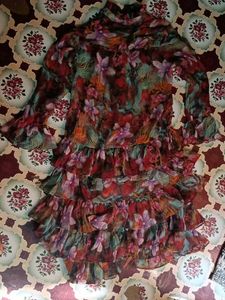 Fancy One Piece Gown Xl Size Length 44 Inches