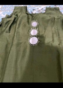 Elegant Olive Green Kurta Pant