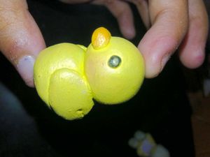 Cute Yellow Chick Figurine