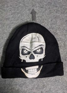 Cool Skull Print Beanie Hat