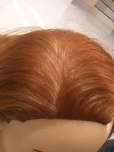 dummy for hair styling and practice with stand