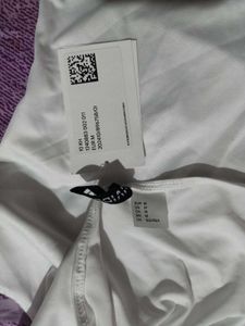 White One Shoulder Ring Detail Top