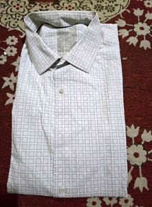Louis Philippe Men's Checked Semi Formal Shirt