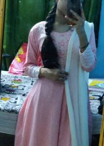 Pink Anarkali Set