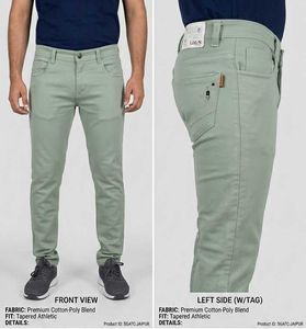 ​Men's Premium Sage Green / Mint Chinos 🌿✨