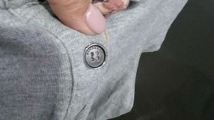 Grey Burberry Polo T-Shirt