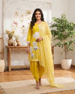 Yellow Salwar suit
