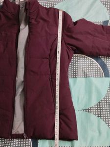 Maroon Padded Jacket