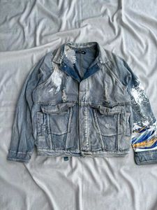 Unique Graphic Denim Jacket