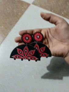 Unique Handcrafted Fan Earrings