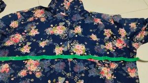 Floral Print Button-Up Shirt