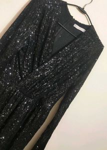 Black⚫Sparkling Sequins Dress For 36 Bust