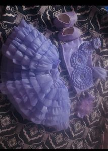 Baby Girl Lavender Tutu Set