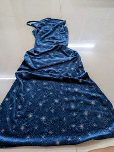 Blue Classic party dress Shein
