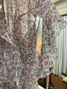 Floral Print Crop Cardigan