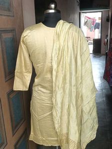 Elegant Embroidered Kurta Set with Dupatta