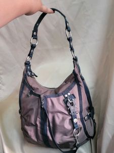 Ggl Shoulder  Brown Hobo Bag