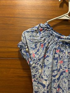 Bohemian Floral Print Top