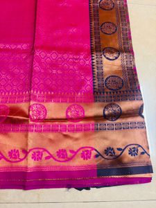 New Stunning Silk Saree with blouse piece