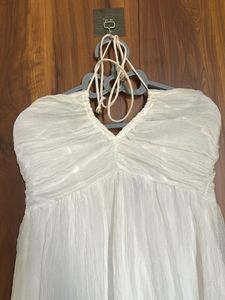 Flowy White Maxi Dress