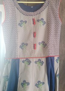 Blue Heavy Kurti