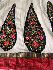 New Semi Stitched Velvet Embroidery Work